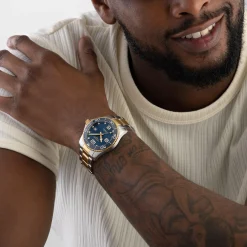 Longines HydroConquest 41mm Stainless Steel and Yellow Gold Tone Automatic Men's Watch