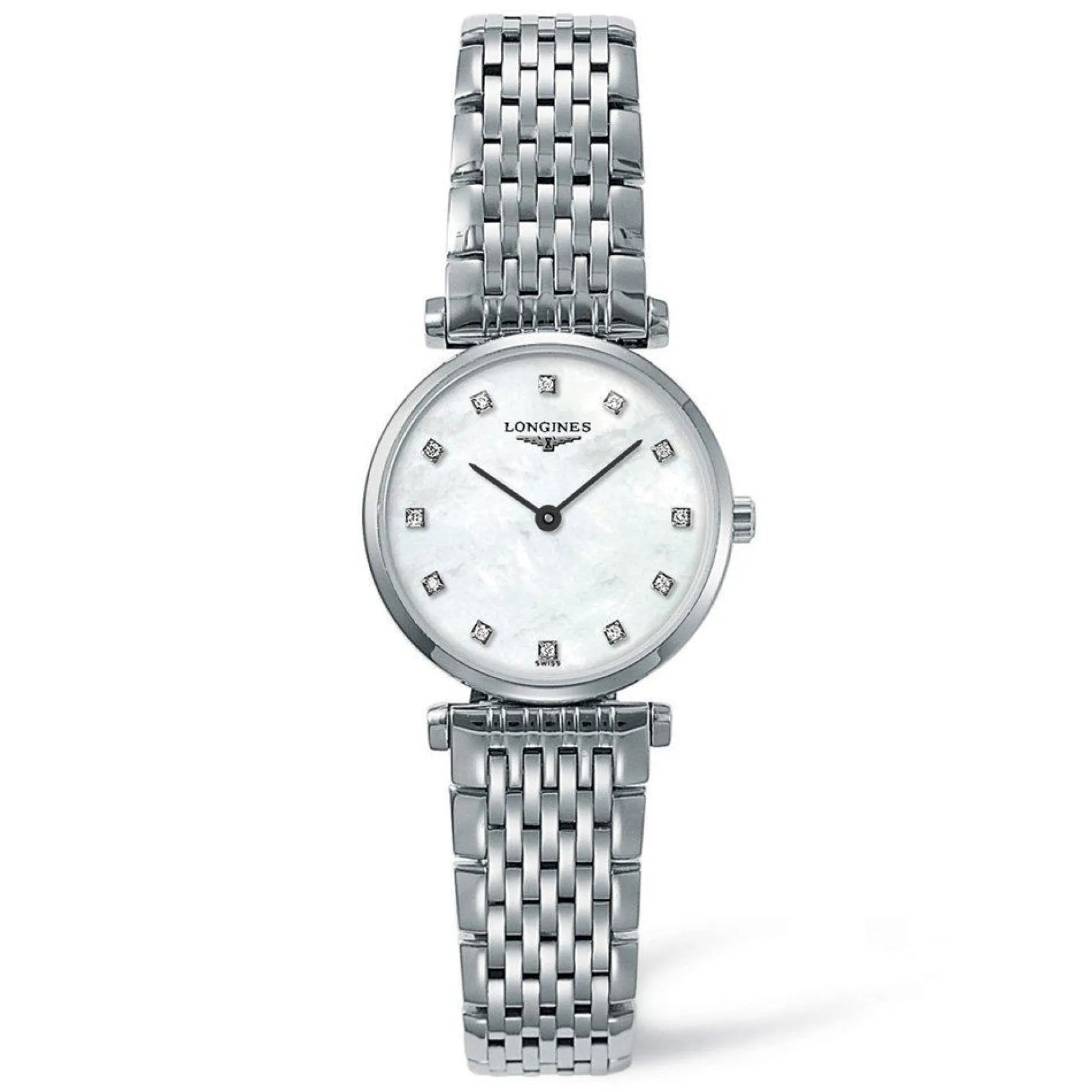 Longines La Grande Classique 24mm Diamond Mother of Pearl Ladies Watch