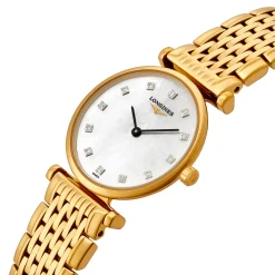 Longines La Grande Classique 24mm Yellow Gold PVD Diamond Ladies Watch