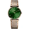 Longines La Grande Classique 29mm Stainless Steel and Rose Gold PVD Diamond Ladies Watch