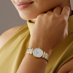 Longines La Grande Classique Gold Plated and Stainless Steel Ladies Watch