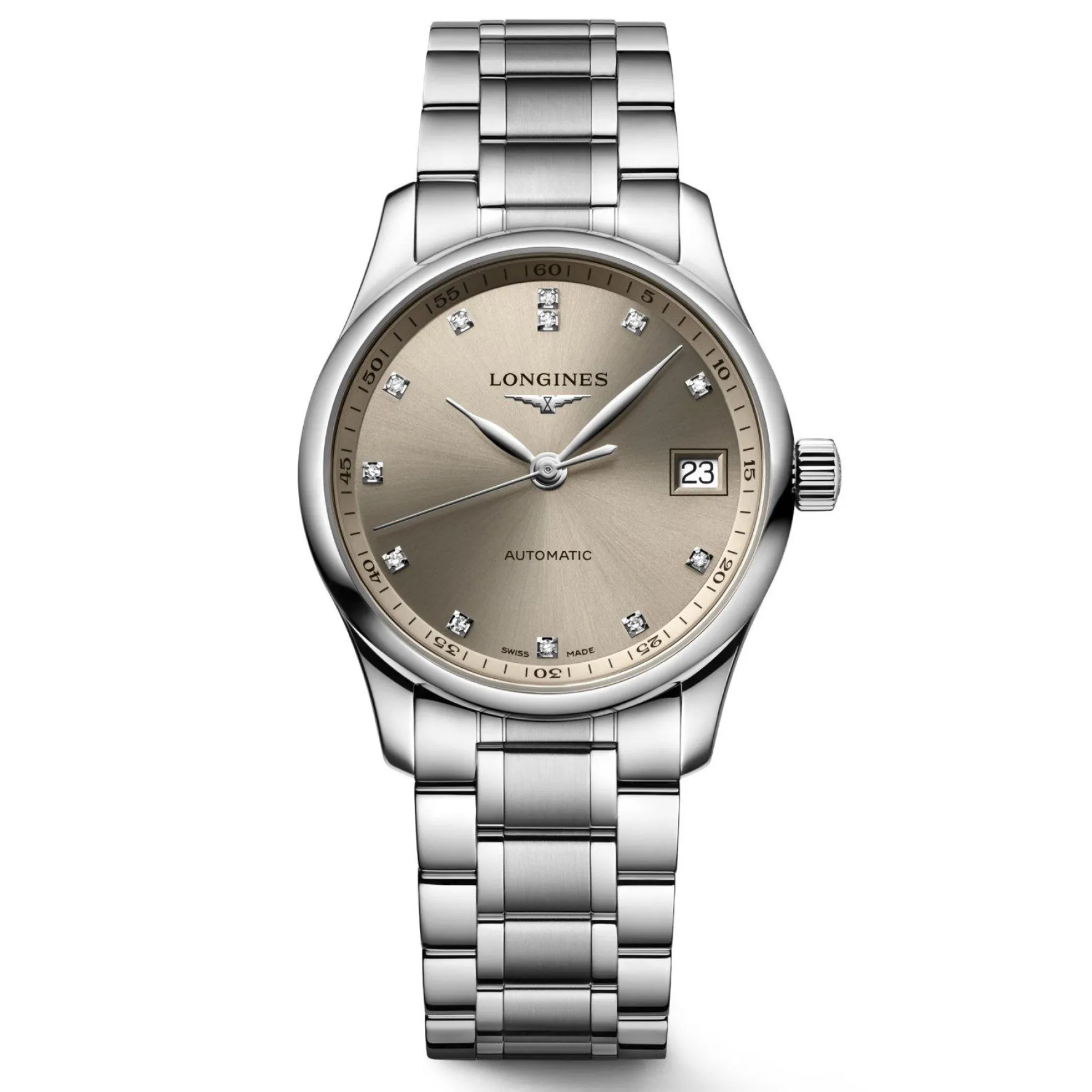 Longines Master Collection 34mm Diamond Automatic Watch