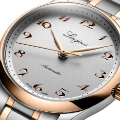 Longines Master Collection 34mm Stainless Steel and 18ct Rose Gold Automatic Ladies Watch