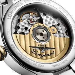 Longines Primaluna Moonphase 34mm Stainless Steel and 18K Yellow Gold Automatic Ladies Watch