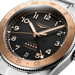 Longines Special Edition Spirit Zulu Time 1925 39mm 18ct Rose Gold Automatic Men’s Watch