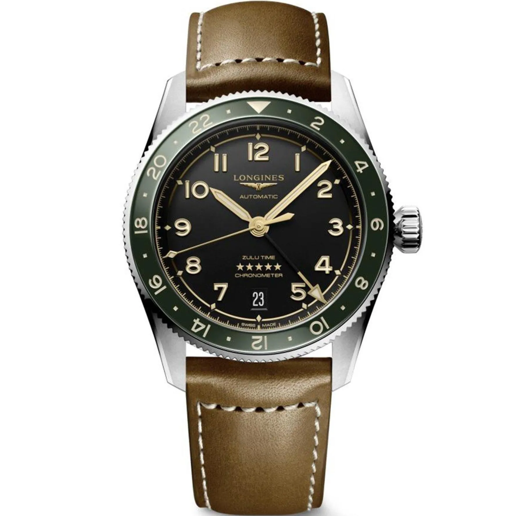 Longines Spirit Zulu Time 39mm Automatic Men’s Watch