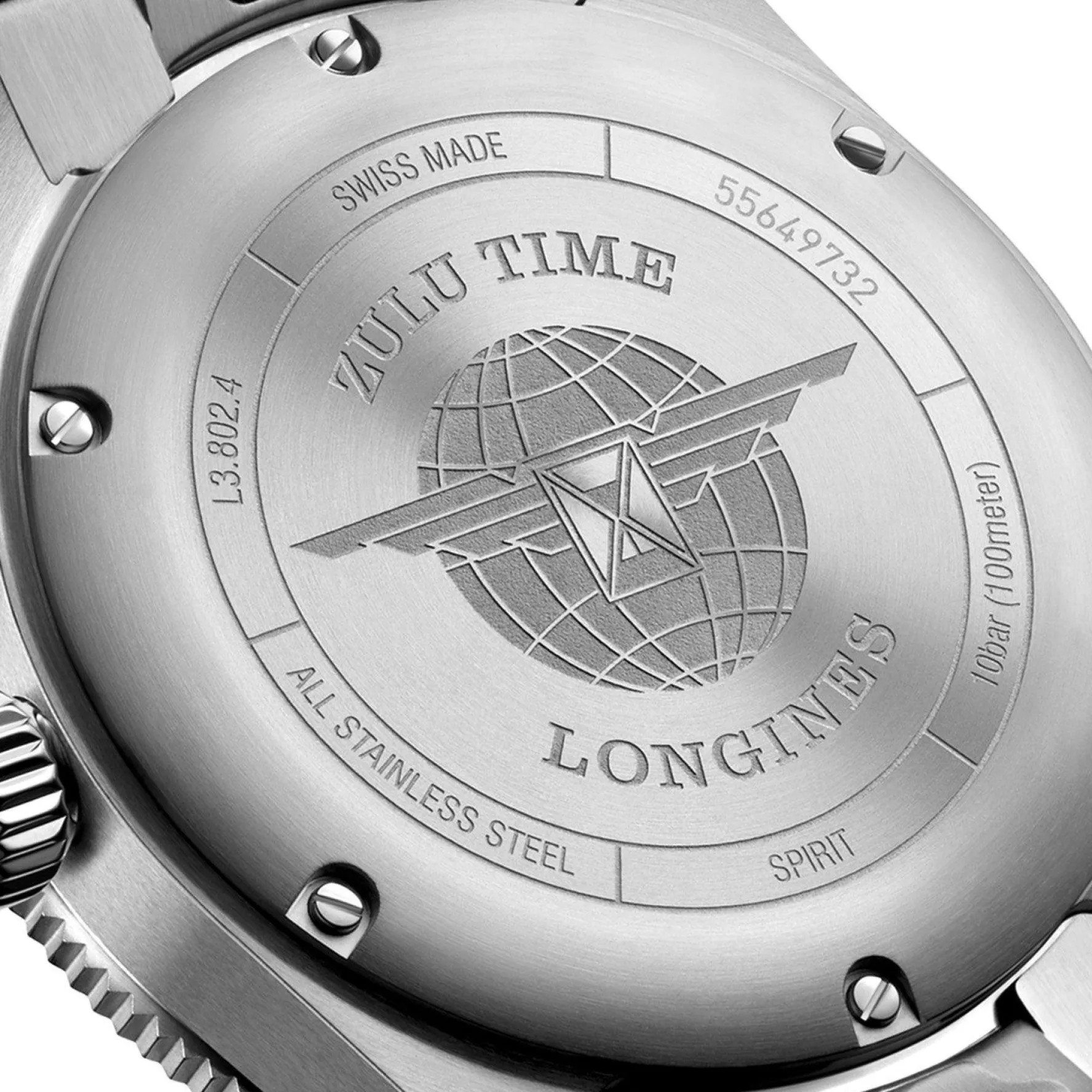 Longines Spirit Zulu Time 39mm Automatic Men’s Watch