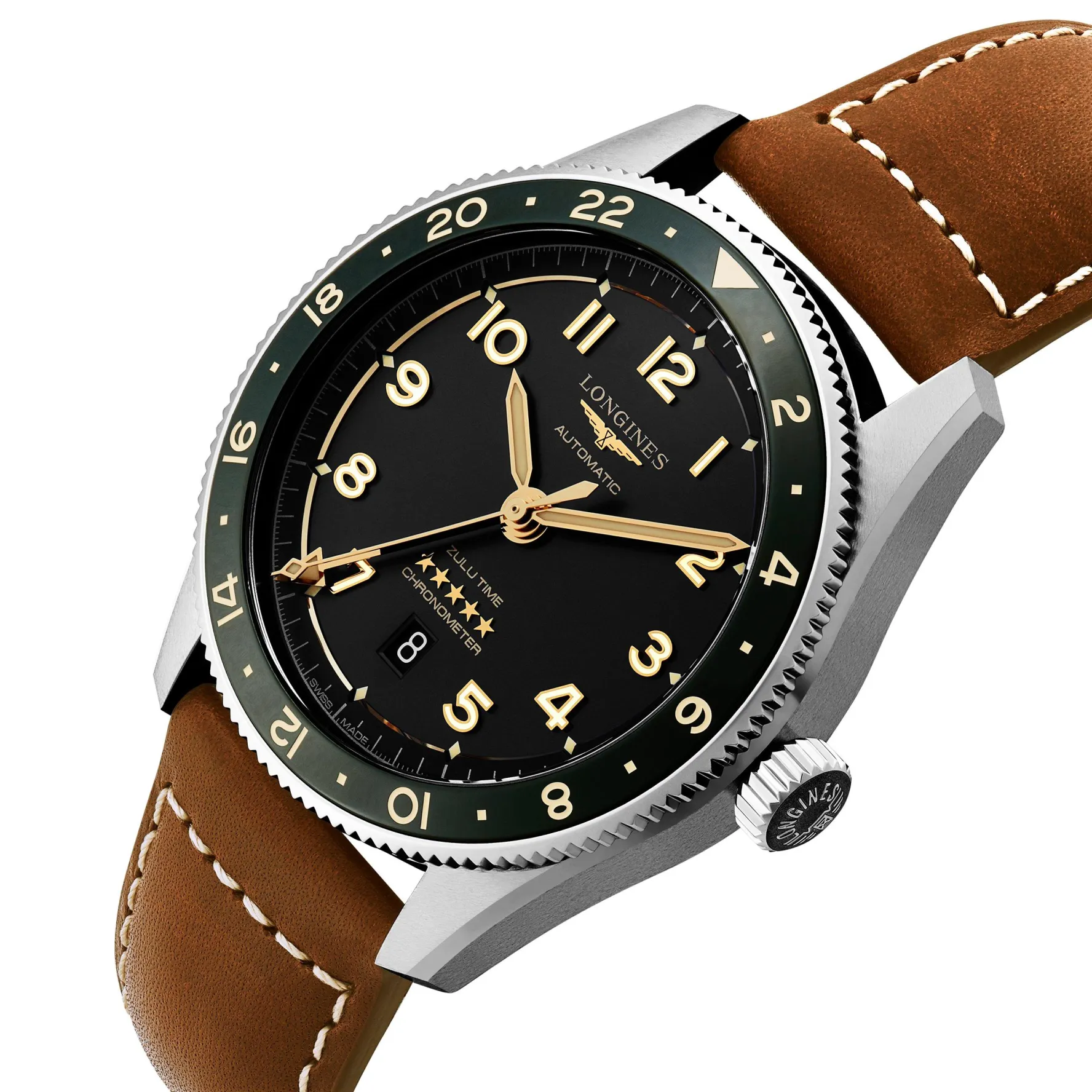 Longines Spirit Zulu Time 42mm Automatic Men’s Watch