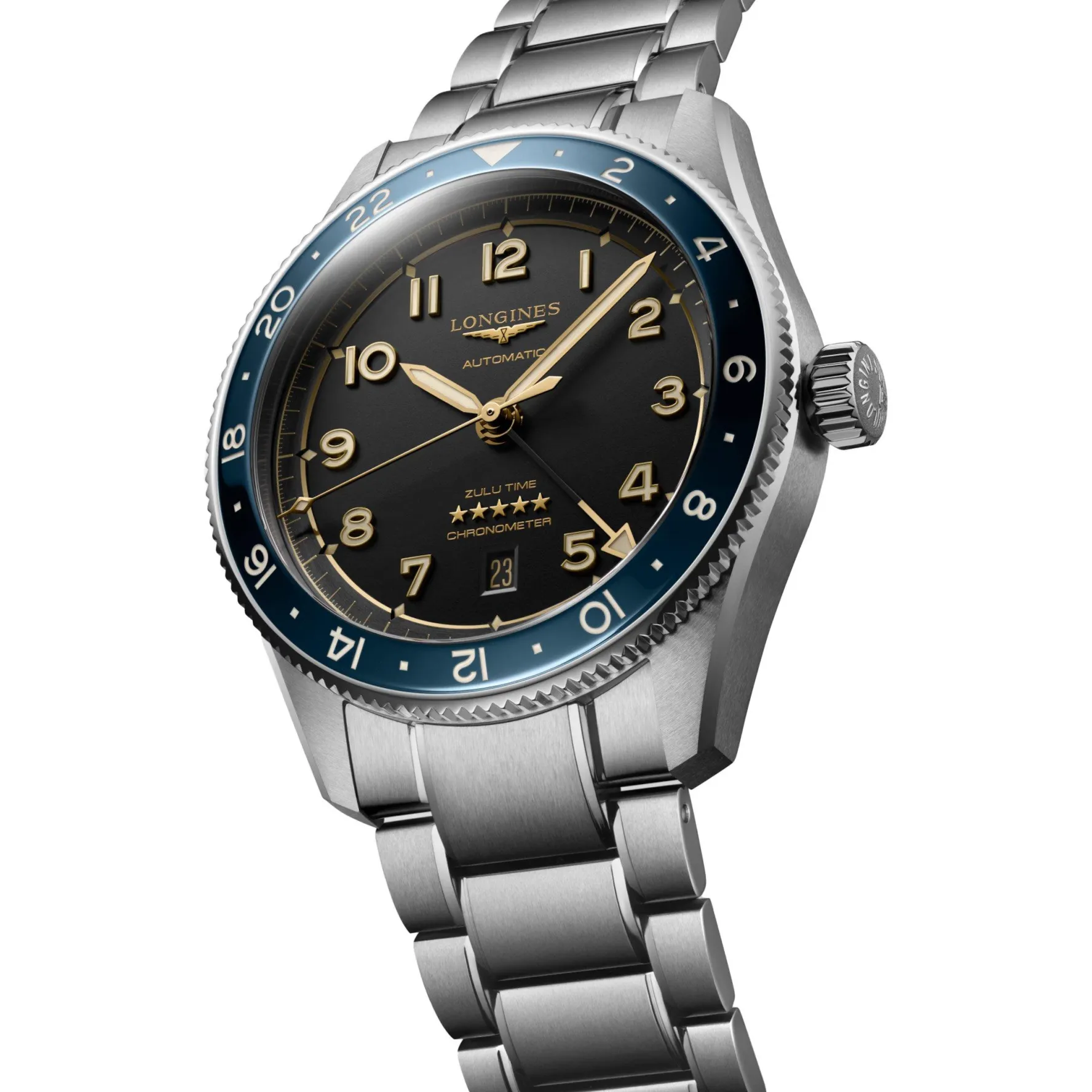 Longines Spirit Zulu Time 42mm Automatic Men’s Watch