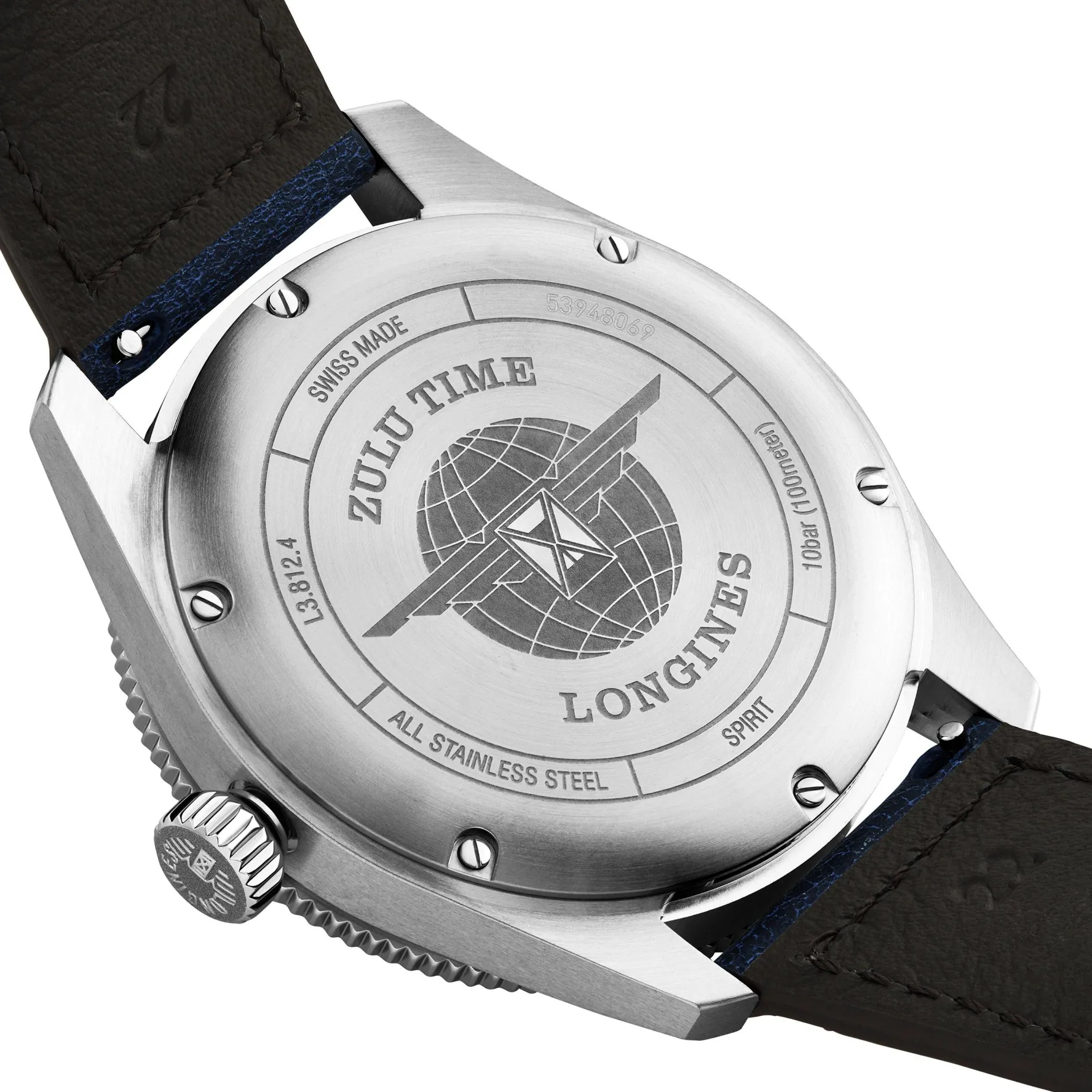 Longines Spirit Zulu Time 42mm Automatic Men's Watch