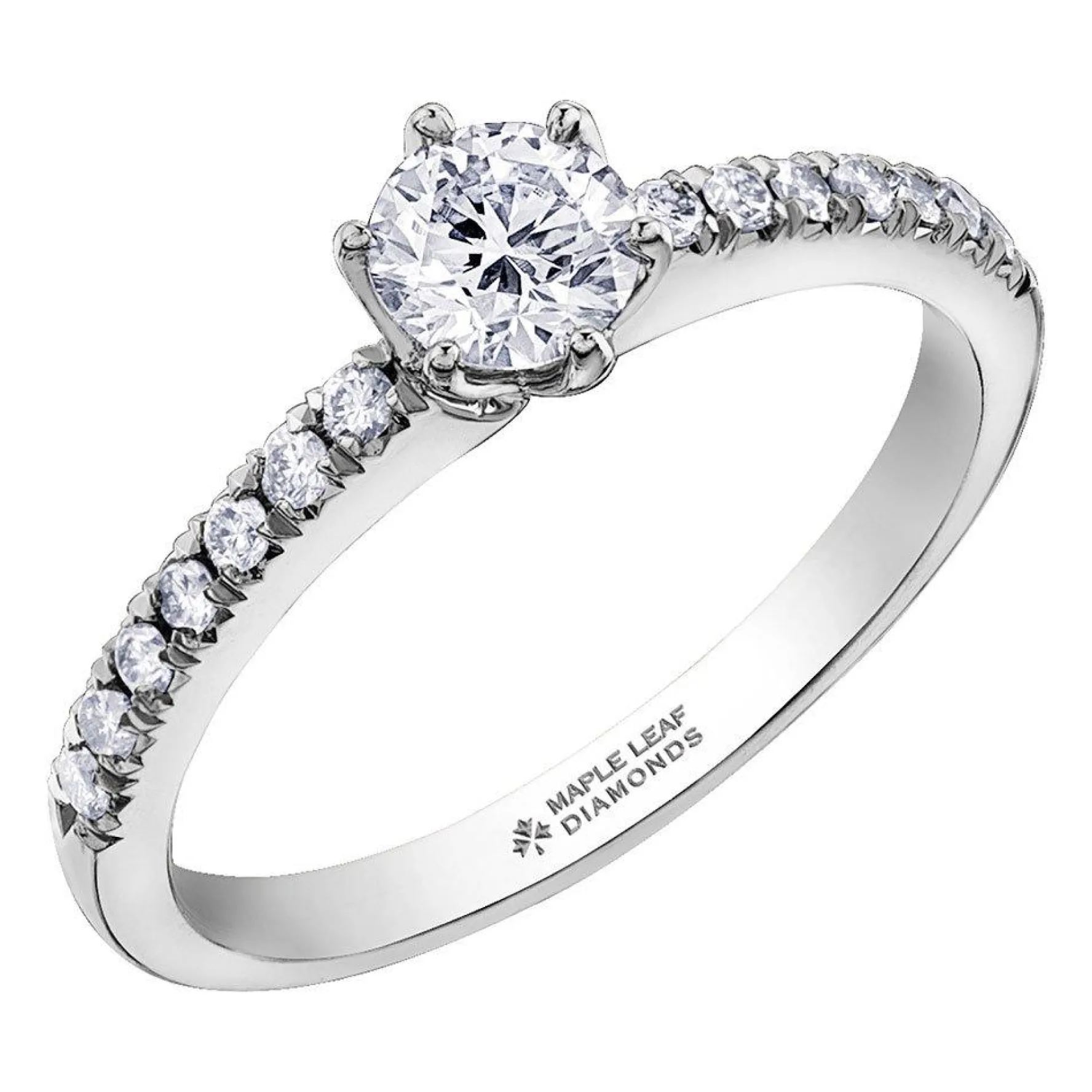 Maple Leaf Diamonds 18ct White Gold Diamond Ring