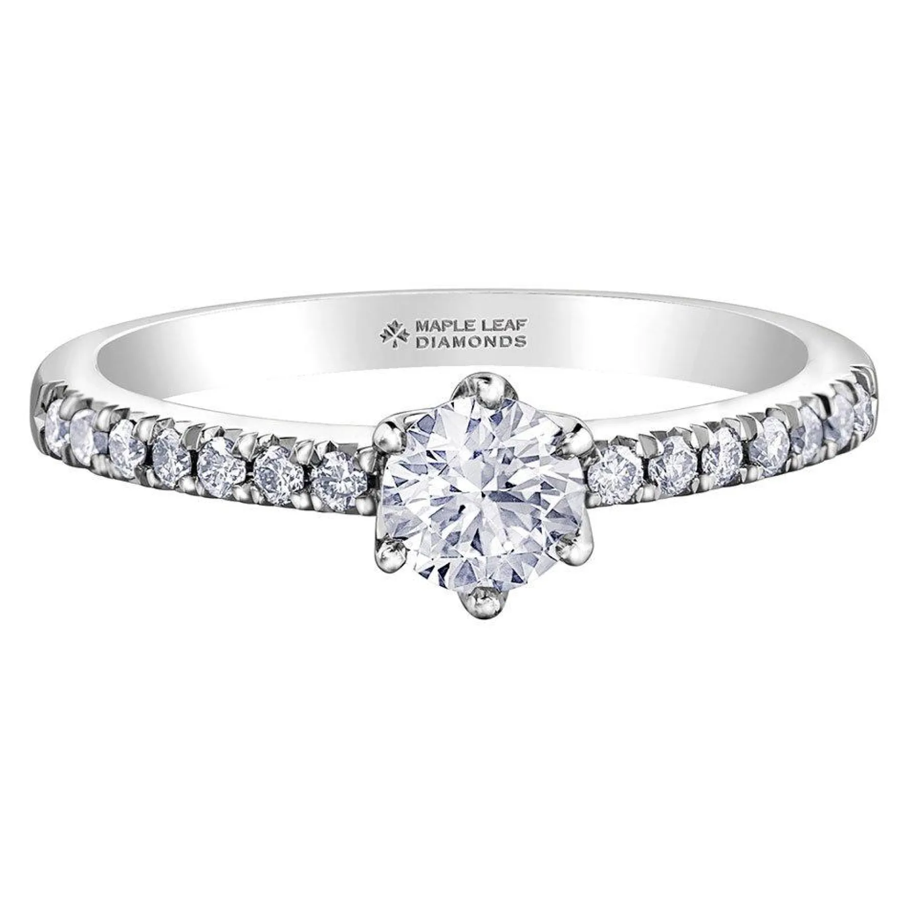 Maple Leaf Diamonds 18ct White Gold Diamond Ring