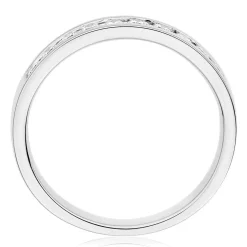 Maple Leaf Diamonds 18ct White Gold Diamond Half Eternity Ring