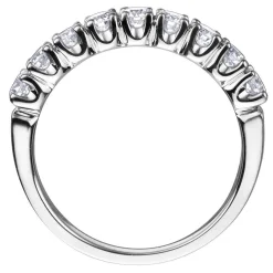 Maple Leaf Diamonds 18ct White Gold Half Eternity Ring