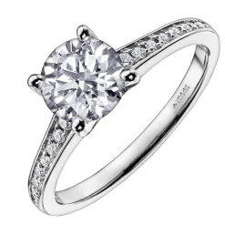 Maple Leaf Diamonds 18ct White Gold Diamond Solitaire Ring