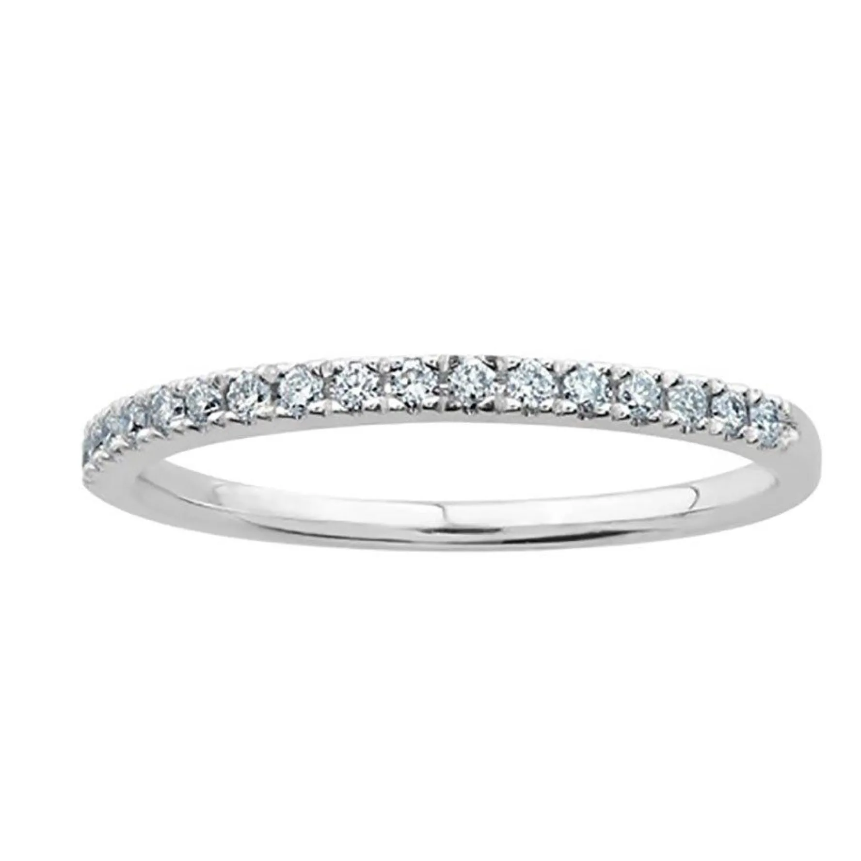 Maple Leaf Diamonds 18ct White Gold Diamond Wedding Ring