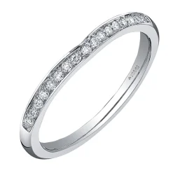 Maple Leaf Diamonds 18ct White Gold Diamond Wedding Ring