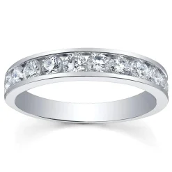 Maple Leaf Diamonds 18ct White Gold Half Eternity Ring