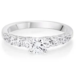 Maple Leaf Diamonds 18ct White Gold Diamond Solitaire Ring