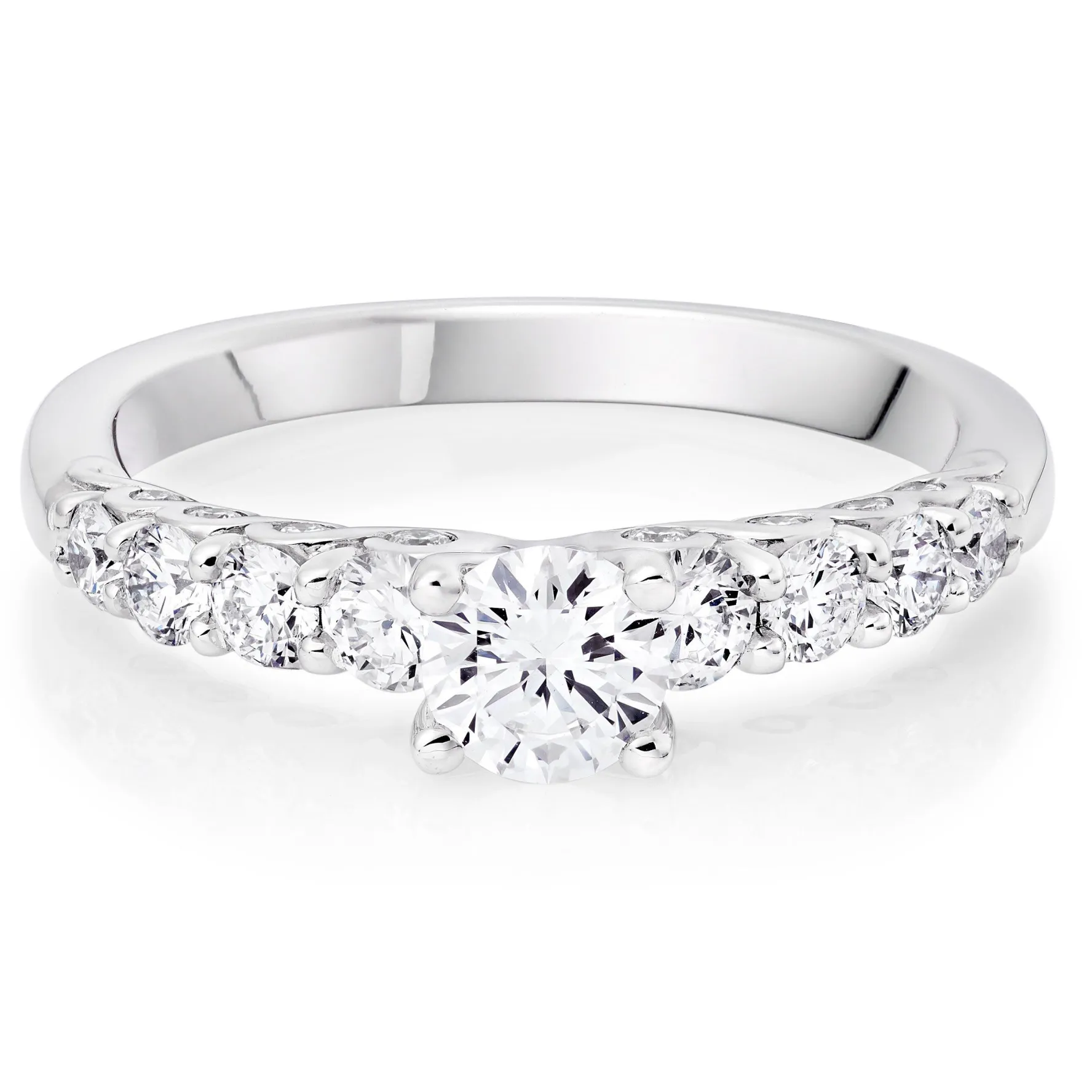 Maple Leaf Diamonds 18ct White Gold Diamond Solitaire Ring