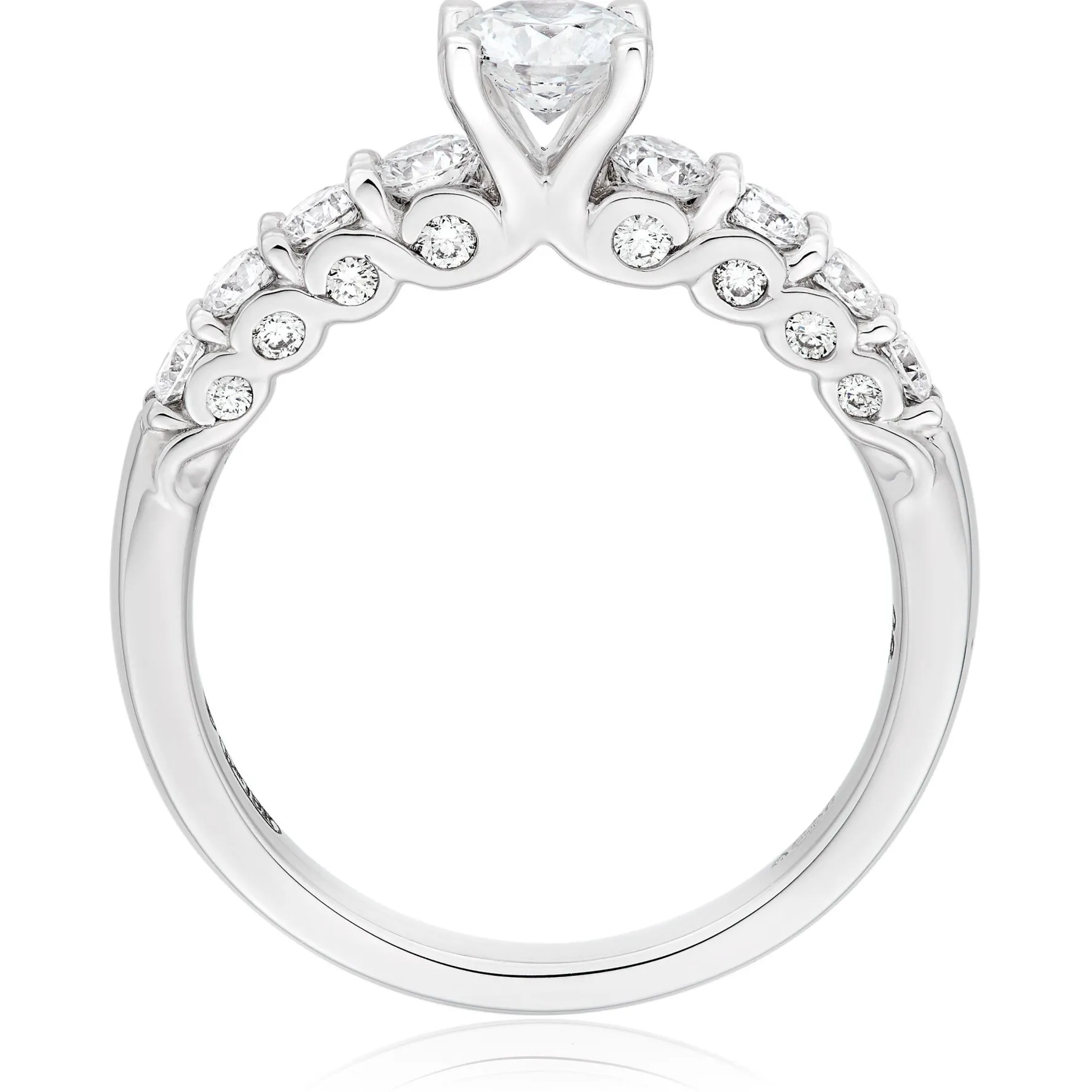 Maple Leaf Diamonds 18ct White Gold Diamond Solitaire Ring