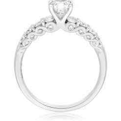 Maple Leaf Diamonds 18ct White Gold Diamond Solitaire Ring