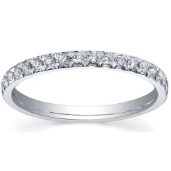 Maple Leaf Diamonds 18ct White Gold Diamond Wedding Ring