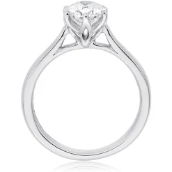 Maple Leaf Diamonds 18ct White Gold Diamond Solitaire Ring