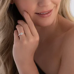 Maple Leaf Diamonds 18ct White Gold Diamond Solitaire Ring