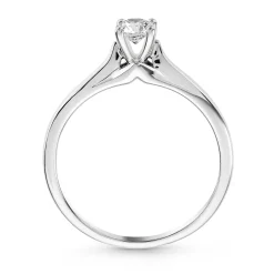 Maple Leaf Diamonds 18ct White Gold Diamond Solitaire Engagement Ring
