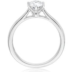 Maple Leaf Diamonds 18ct White Gold Diamond Solitaire Ring