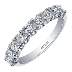 Maple Leaf Diamonds 18ct White Gold Diamond Half Eternity Ring