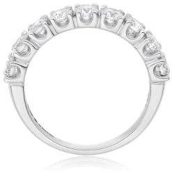Maple Leaf Diamonds 18ct White Gold Half Eternity Diamond Ring