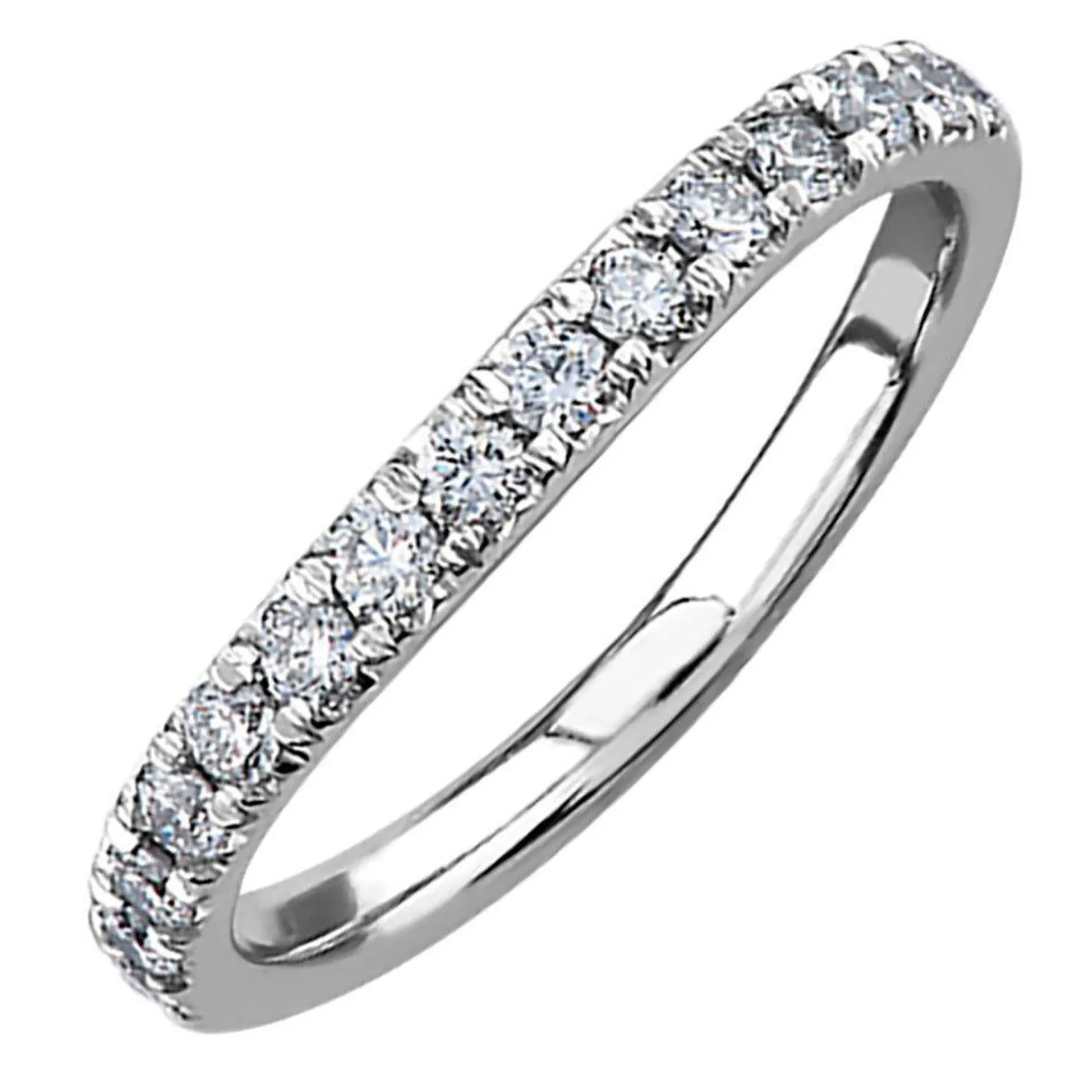 Maple Leaf Diamonds 18ct White Gold Diamond Wedding Ring