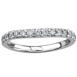 Maple Leaf Diamonds 18ct White Gold Diamond Wedding Ring