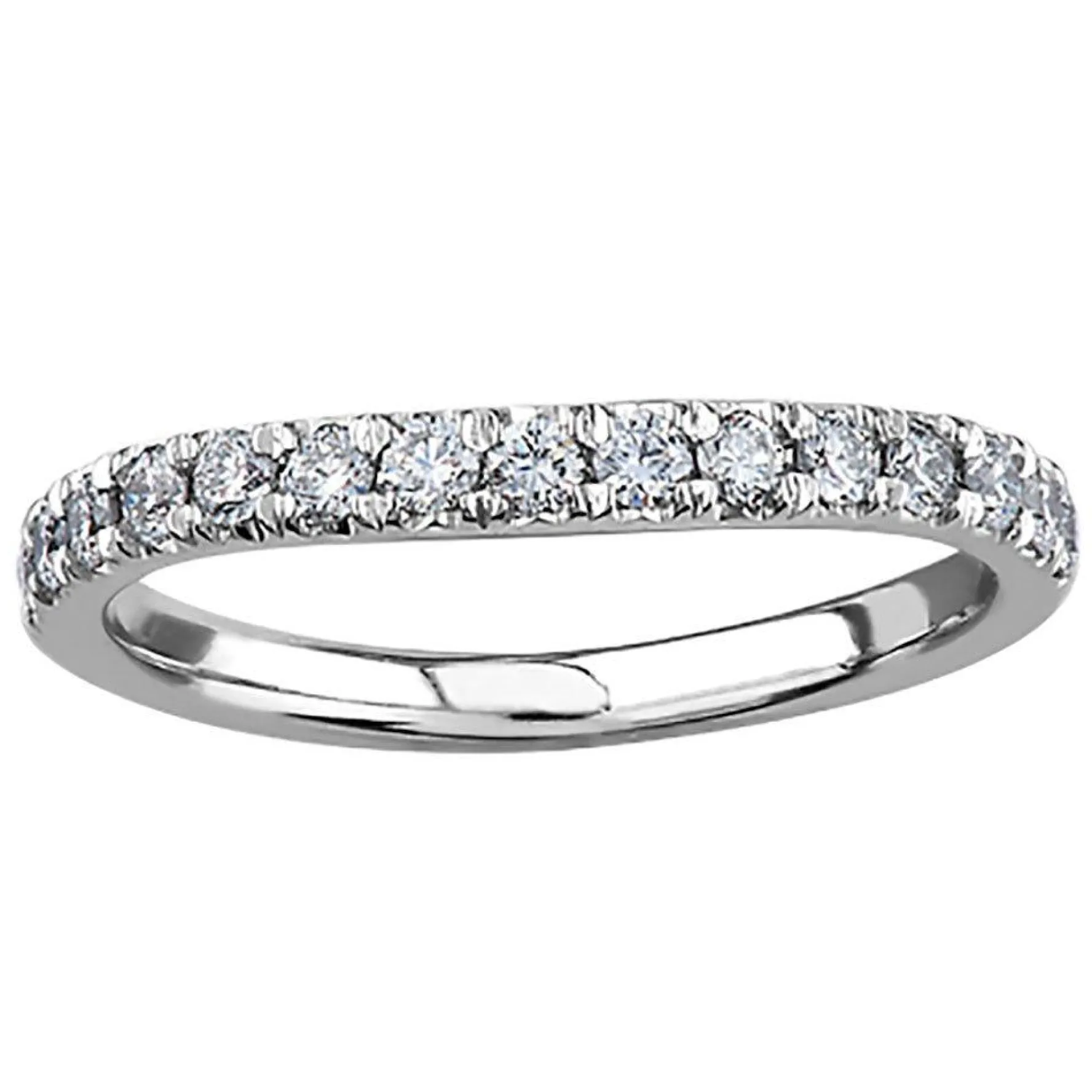 Maple Leaf Diamonds 18ct White Gold Diamond Wedding Ring