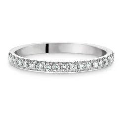 Maple Leaf Diamonds 18ct White Gold Diamond Wedding Ring