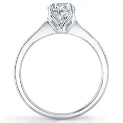 Maple Leaf Diamonds Eternal Flame 18ct White Gold Diamond Solitaire Engagement Ring
