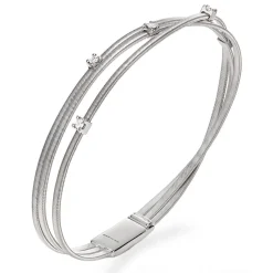 Marco Bicego Goa 18ct White Gold Diamond Bracelet