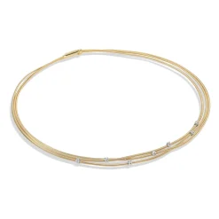 Marco Bicego Goa 18ct Yellow Gold Diamond Necklace