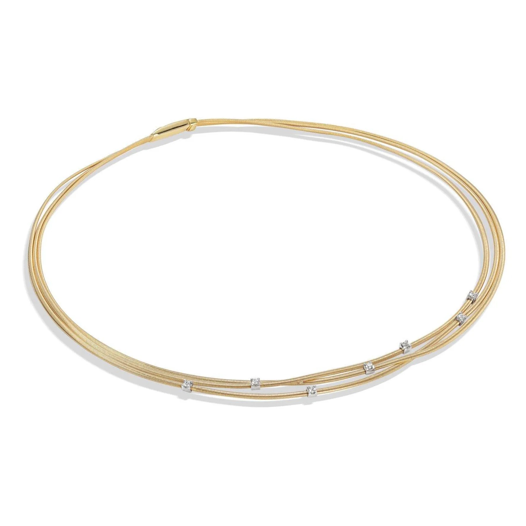 Marco Bicego Goa 18ct Yellow Gold Diamond Necklace
