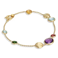 Marco Bicego Jaipur Colour 18ct Yellow Gold Gemstone Bracelet