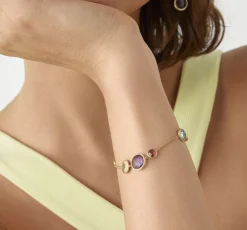 Marco Bicego Jaipur Colour 18ct Yellow Gold Gemstone Bracelet