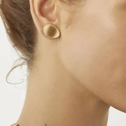 Marco Bicego Lunaria 18ct Yellow Gold Stud Earrings