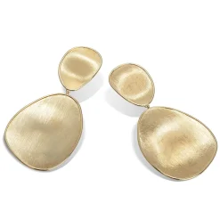 Marco Bicego Lunaria 18ct Yellow Gold Drop Earrings
