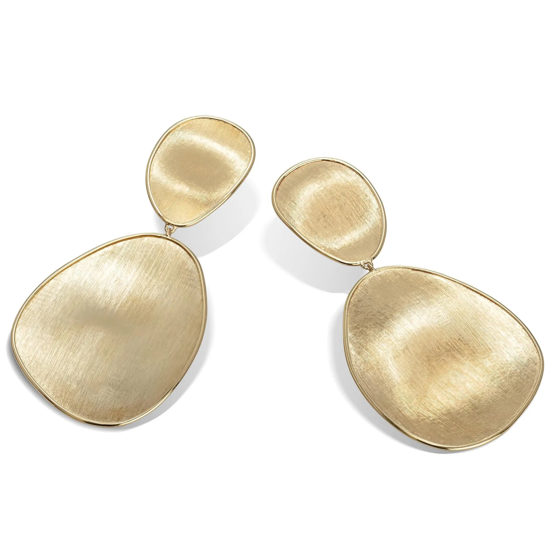 Marco Bicego Lunaria 18ct Yellow Gold Drop Earrings