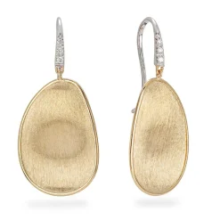 Marco Bicego Lunaria 18ct Yellow Gold Diamond Drop Earrings