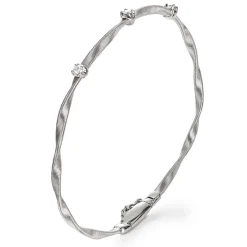 Marco Bicego Marrakech 18ct White Gold Diamond Bracelet