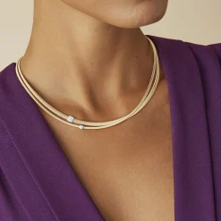 Marco Bicego Masai 18ct Yellow Gold Diamond Necklace