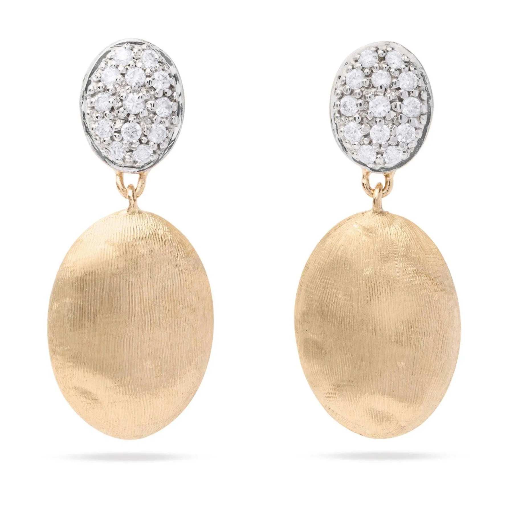 Marco Bicego Siviglia 18ct Yellow Gold Diamond Drop Earrings